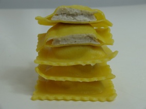 Ravioli  de Gambas y Marisco